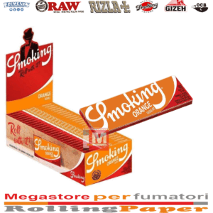 Cartine Smoking Orange – Corte Regolari Arancioni Singole, 50 Libretti