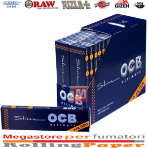 Cartine OCB Ultimate King Size Slim – con Filtri in Carta, 32 Libretti