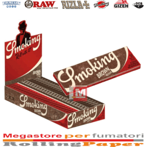 Cartine Smoking Brown Medium Size 1¼ – Naturali Senza Cloro – 25 Libretti
