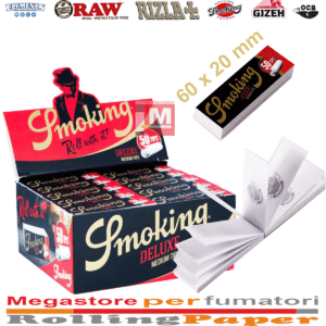 Smoking Filtri in Carta Deluxe Medium Slim Tips – 50 Blocchetti