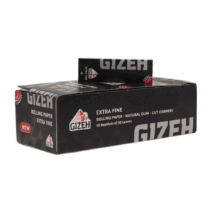 Gizeh Black Extra Fine Short Papers – 50 Booklets