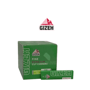 Gizeh Fine Regular Extra Slim Rolling Papers with Cut Corners
