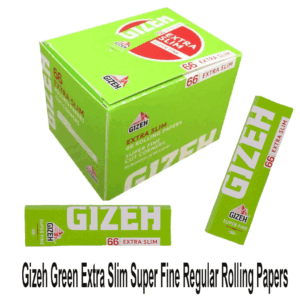 Gizeh Green Extra Slim Super Fine Regular Rolling Papers