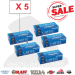 Cartel Tubetti 100's Blue 25mm Filter Blu Filtro Tubes Da 200 Sigarette Vuote