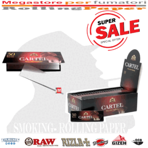 Cartel Cartine Red Corte Rossa Singole 50 Libretti