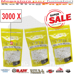 Filtri Cartel Super Slim 5.5mm MULTIPACK in Bustine 3000 Filtre