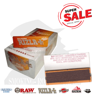 Rizla Liquorice Cartine Corte alla Liquirizia Naturale – 50 Libretti