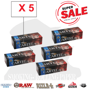 Cartel Tubetti Filtered Cigarette – King Size da 200 Vuote