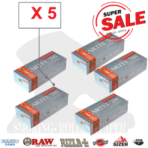 Cartel Tubetti Carbon White – 200 Sigarette Vuote