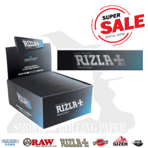 Cartine Rizla Precision King Size Slim – Ultra Sottili Lunghe, 50 Libretti